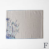 Bingata Nawachou Place Mat Waterside Scene Aigata