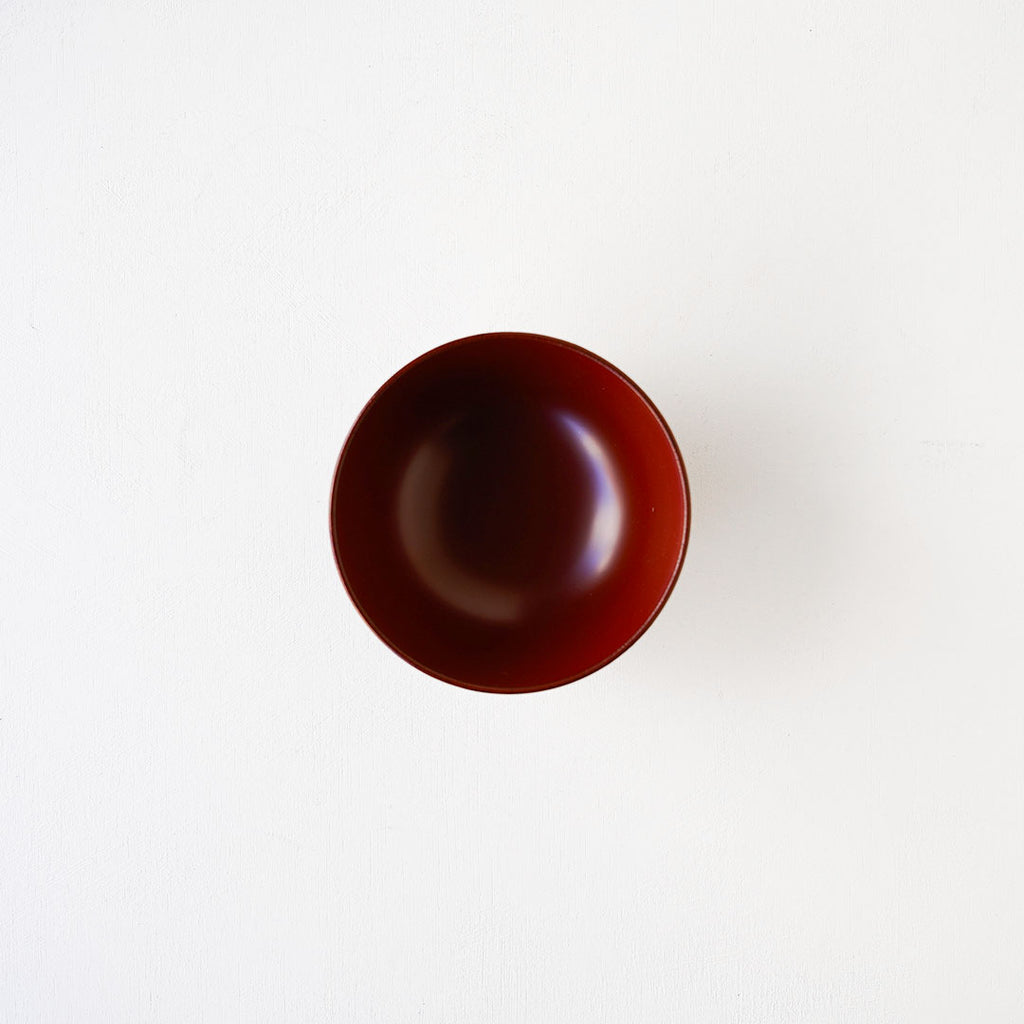 赤木明登 汁椀 小 赤 – 雨晴/AMAHARE