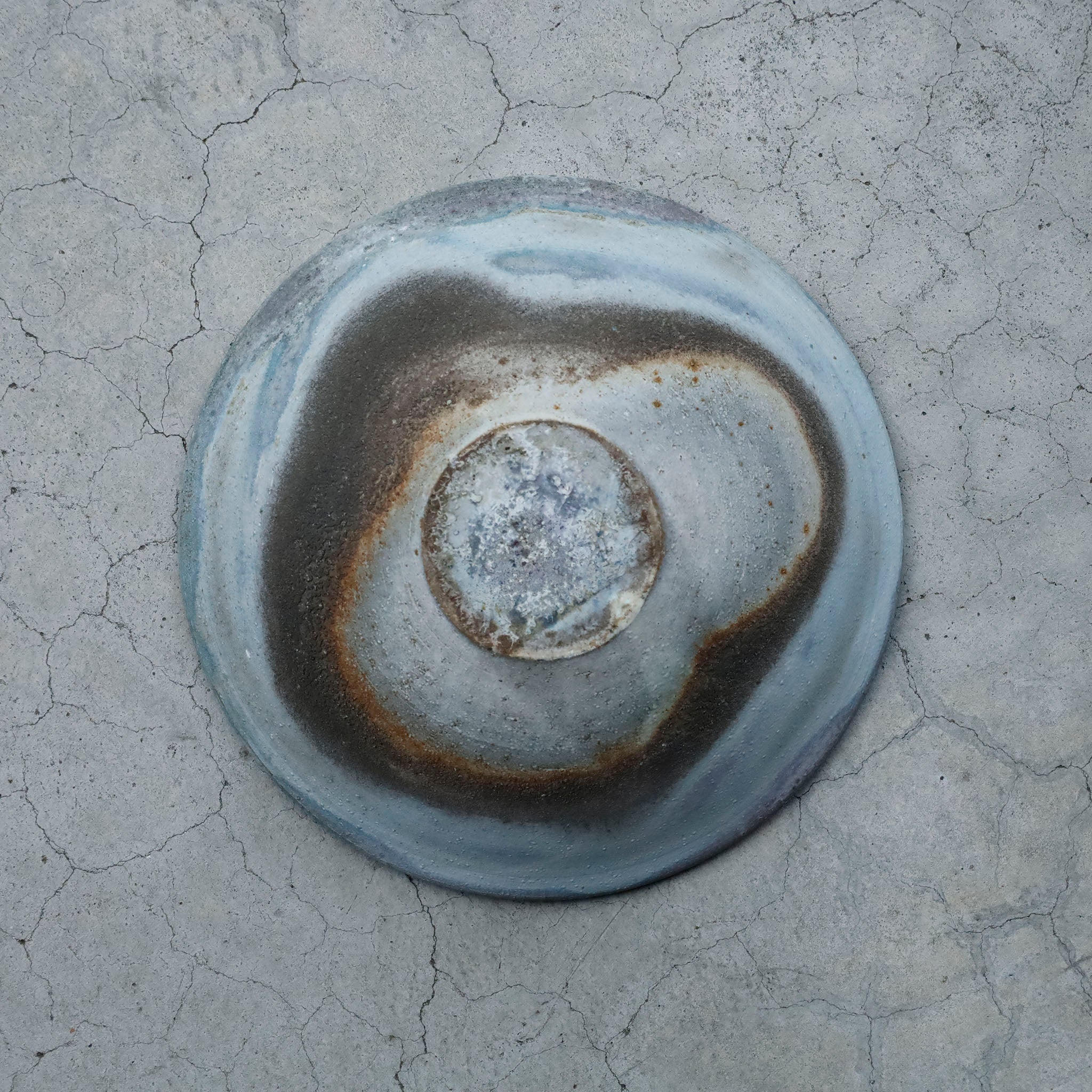 Etsuji Noguchi White Rust, Large Bowl (approx. 24cm) C