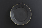 ◆Teppei Terada - KUROgane PLATE WITH RIM 210 (Gift Set of 2)