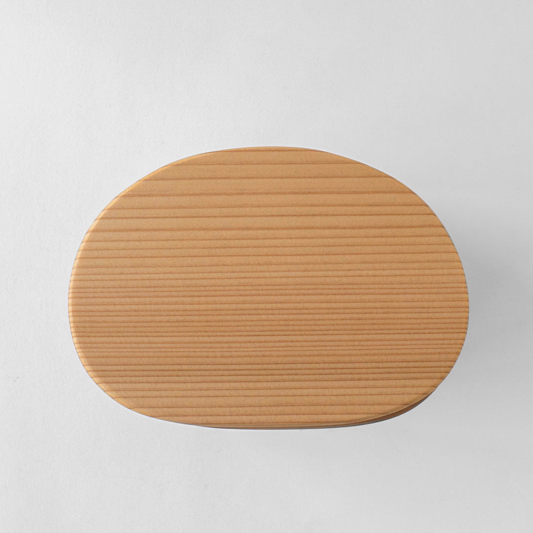 ◆Ryobian - Oval "Magewappa" Lunch Box (2-tier, Gift)