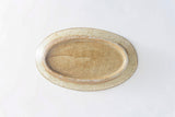 Miyagi Pottery Oval S White Glaze