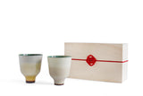 ◆fresco - 1.9m glass, Green (Gift Set of 2)