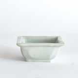 ◆Yazaemon Kiln - Small Square Mamebachi Bowls, Old White Porcelain (Gift Set of 4)