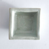 ◆Yazaemon Kiln - Small Square Mamebachi Bowls, Old White Porcelain (Gift Set of 4)