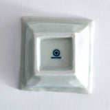 ◆Yazaemon Kiln - Small Square Mamebachi Bowls, Old White Porcelain (Gift Set of 4)