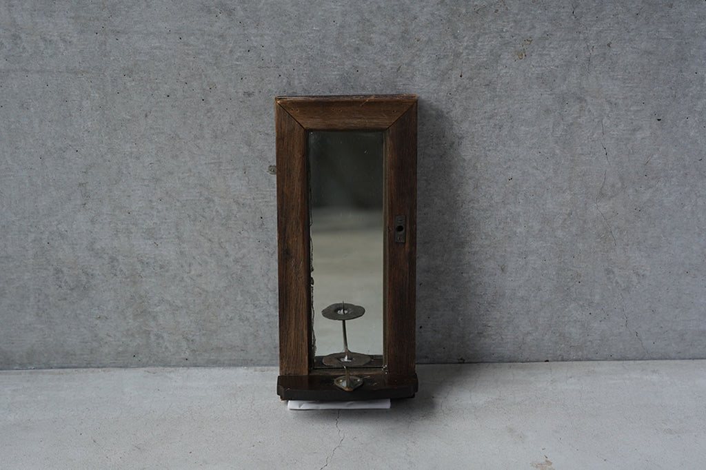 燭台付き鏡 ○24-NM 42水田典寿 燭台（ミラー） – 雨晴/AMAHARE