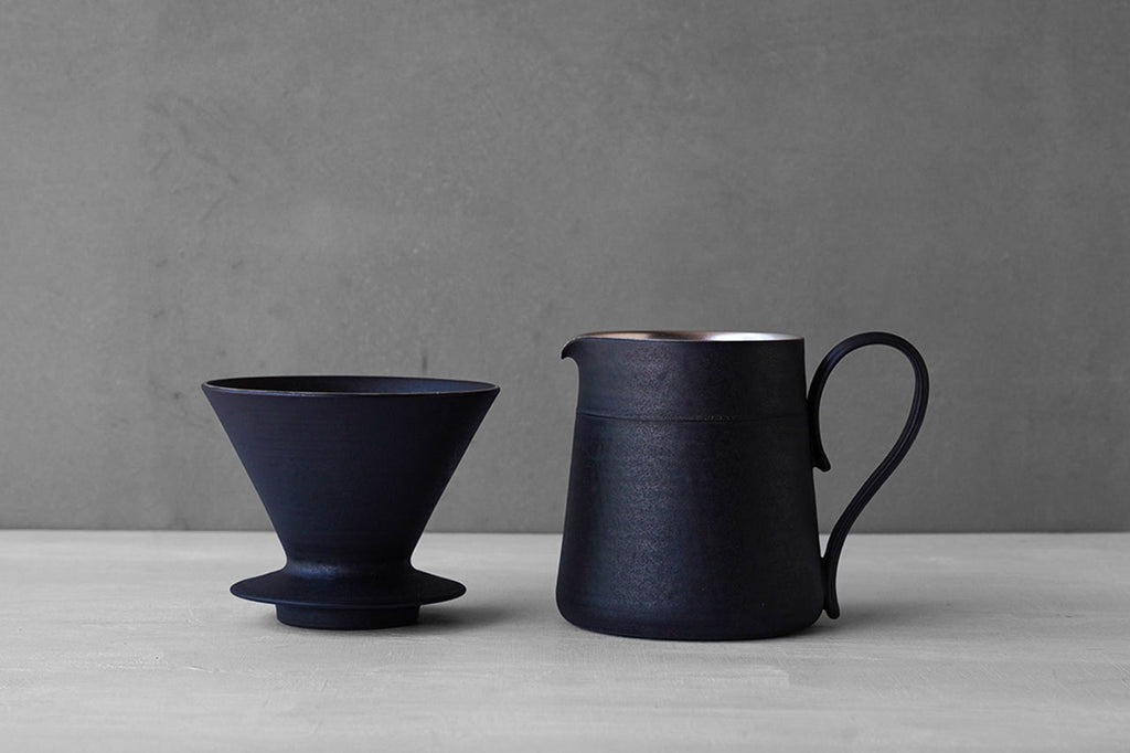 服部竜也 黒銀彩 コーヒードリッパー – 雨晴/AMAHARE