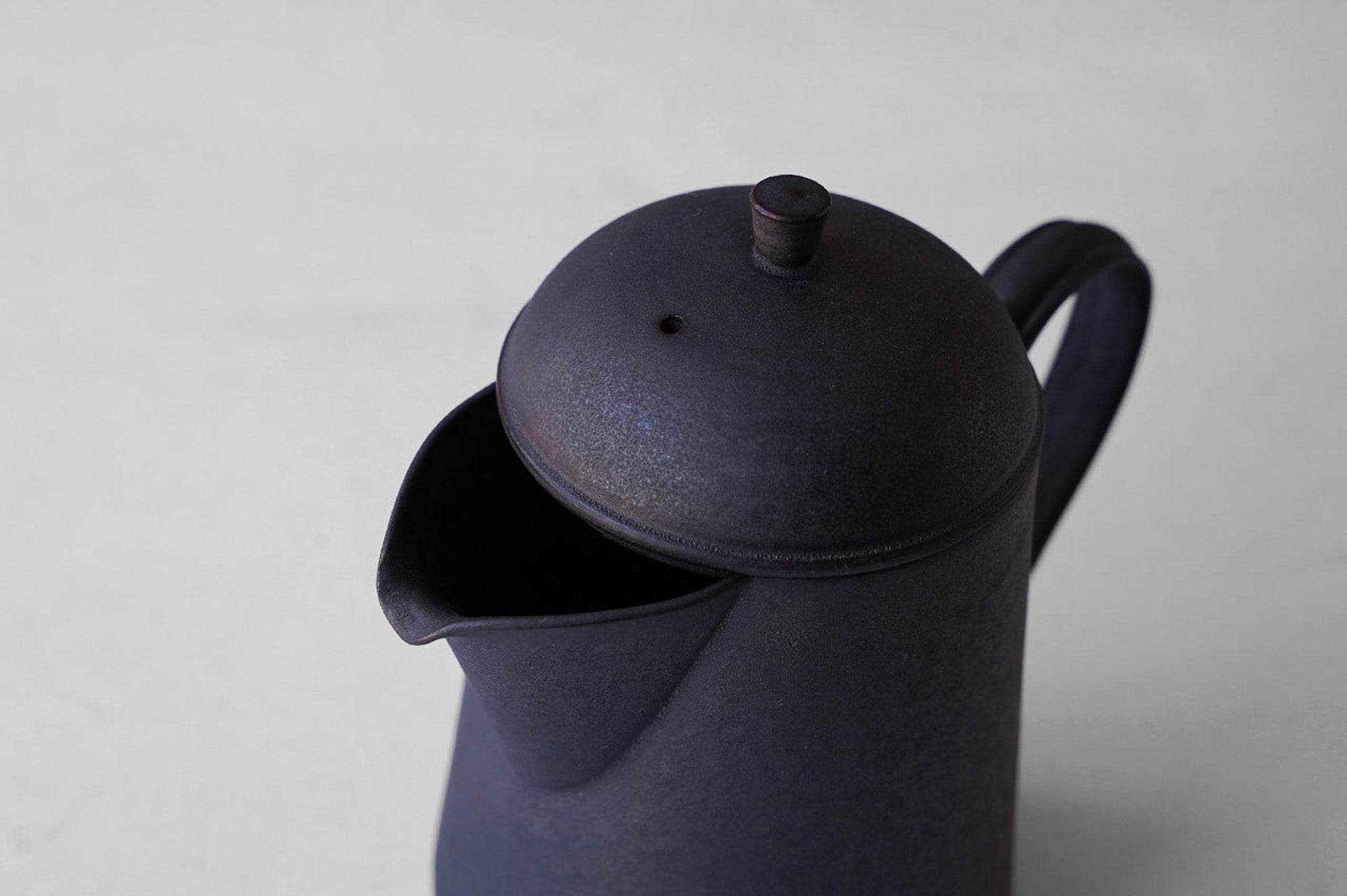 Tatsuya Hattori Black Glaze Pitcher