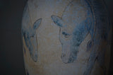 ●25-IM31 Large Painted Grayware Jar – Pegasus