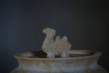 ●25-IM28 Painted Grayware Jar – Camel