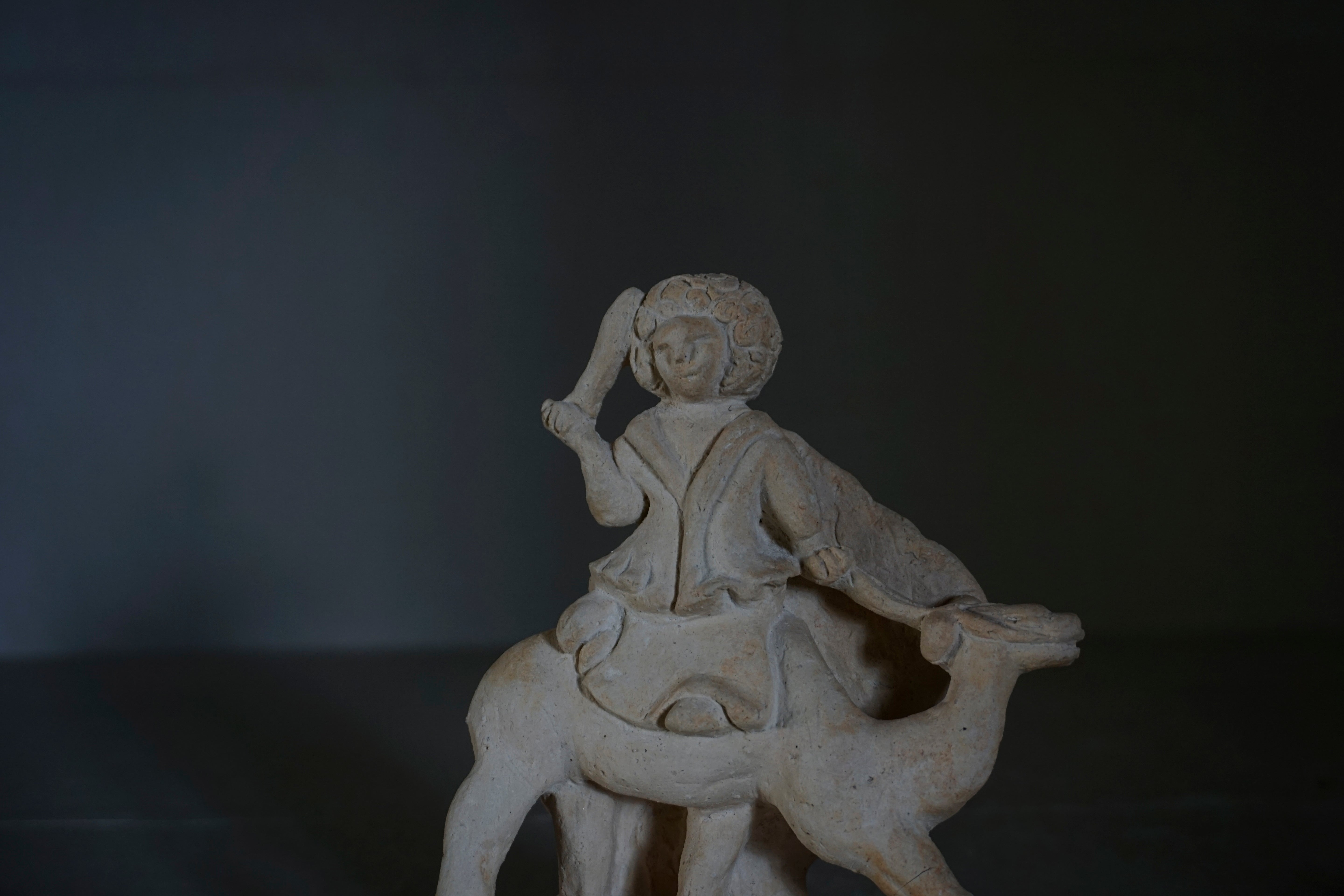 ●25-IM63 Ceramic Figurine – Camel & Rider