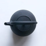 ◆Kukan Chuzo - Egg Cast Iron Teapot, Black (Small, with Gift Wrap)