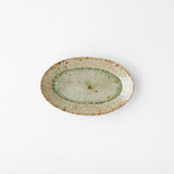 Miyagi Pottery Oval M Blue Glaze