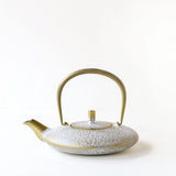 Kukan Chuzo / Moon Cast Iron Teapot S champagne (platinum color)
