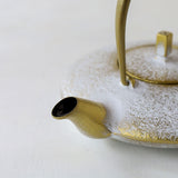 Kukan Chuzo / Moon Cast Iron Teapot S champagne (platinum color)