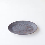 Miyagi Pottery Oval M Black Glaze