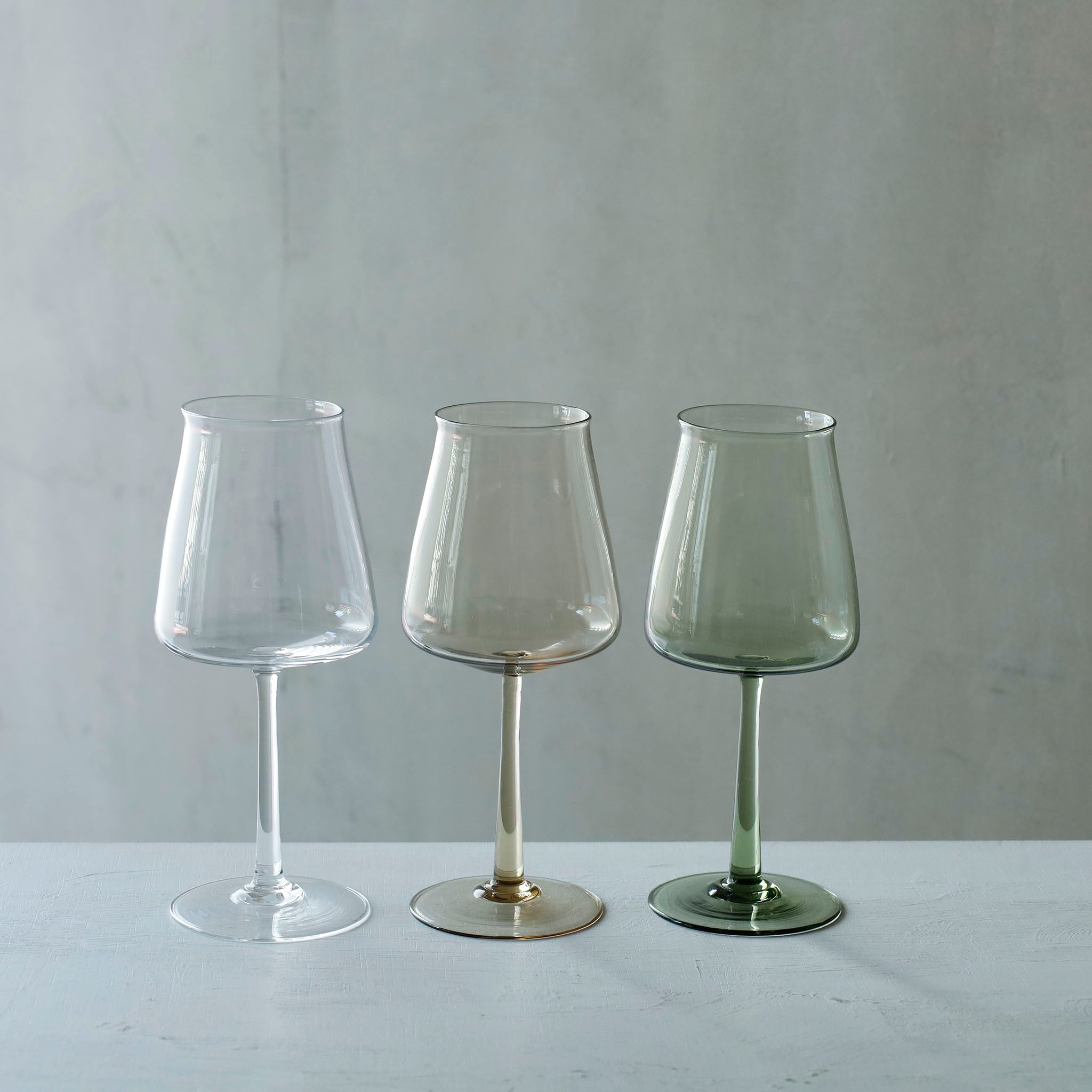 ●26-TE-20 Wine Glass MOSS GREEN