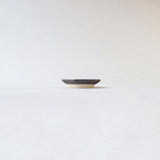 Miyagi Pottery Octangular Plate S Black Glaze