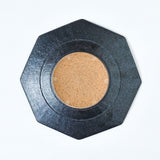 Toubou Makiya Octagonal Plate 18cm Brown