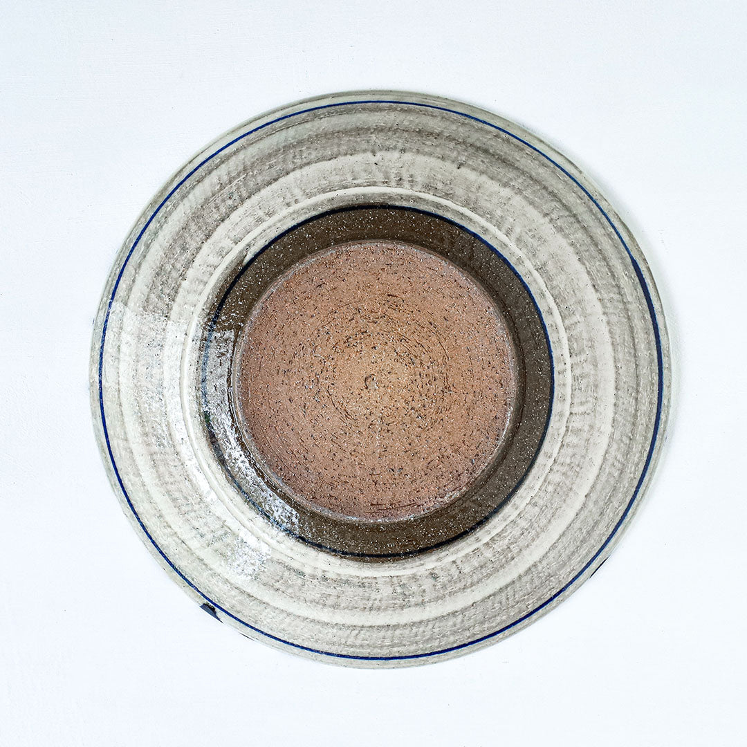 陶房眞喜屋 8寸皿 花唐草