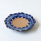 Toubou Makiya Octagonal Plate 18cm Cycad