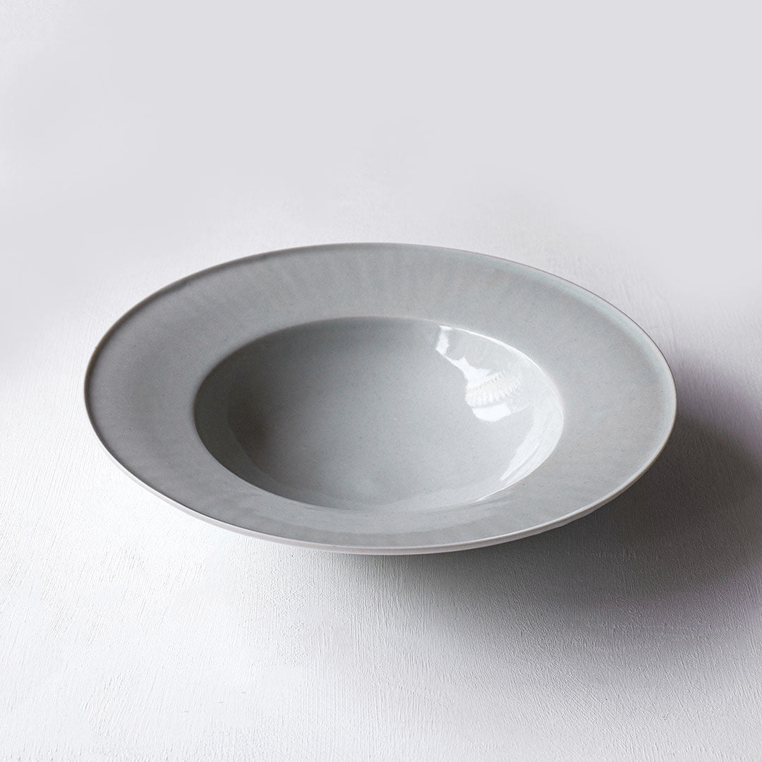 Miyuki Koizumi Rim Bowl White 24cm