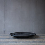 ●25-SD6リム皿 銀鎹 240 黒