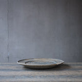 ●25-SD4リム皿 銀鎹 240 鼠