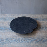 ●25-SD10丸皿 銀鎹 240 黒