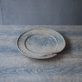 ●25-SD4リム皿 銀鎹 240 鼠