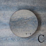 ●25-SD8丸皿 銀鎹 240 鼠