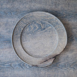 ●25-SD5リム皿 銀鎹 280 鼠