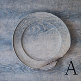 ●25-SD5リム皿 銀鎹 280 鼠