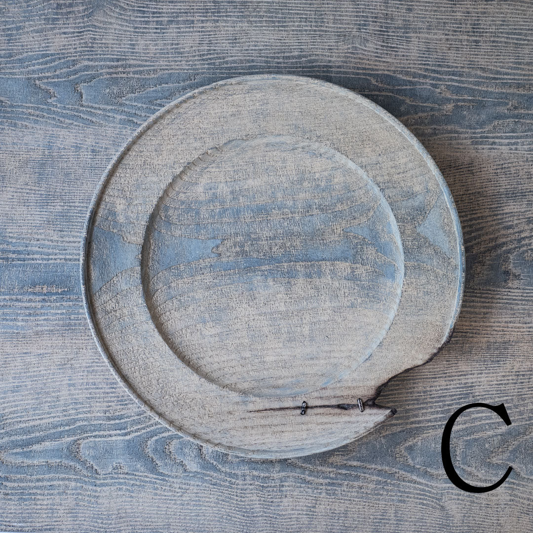 ●25-SD5リム皿 銀鎹 280 鼠