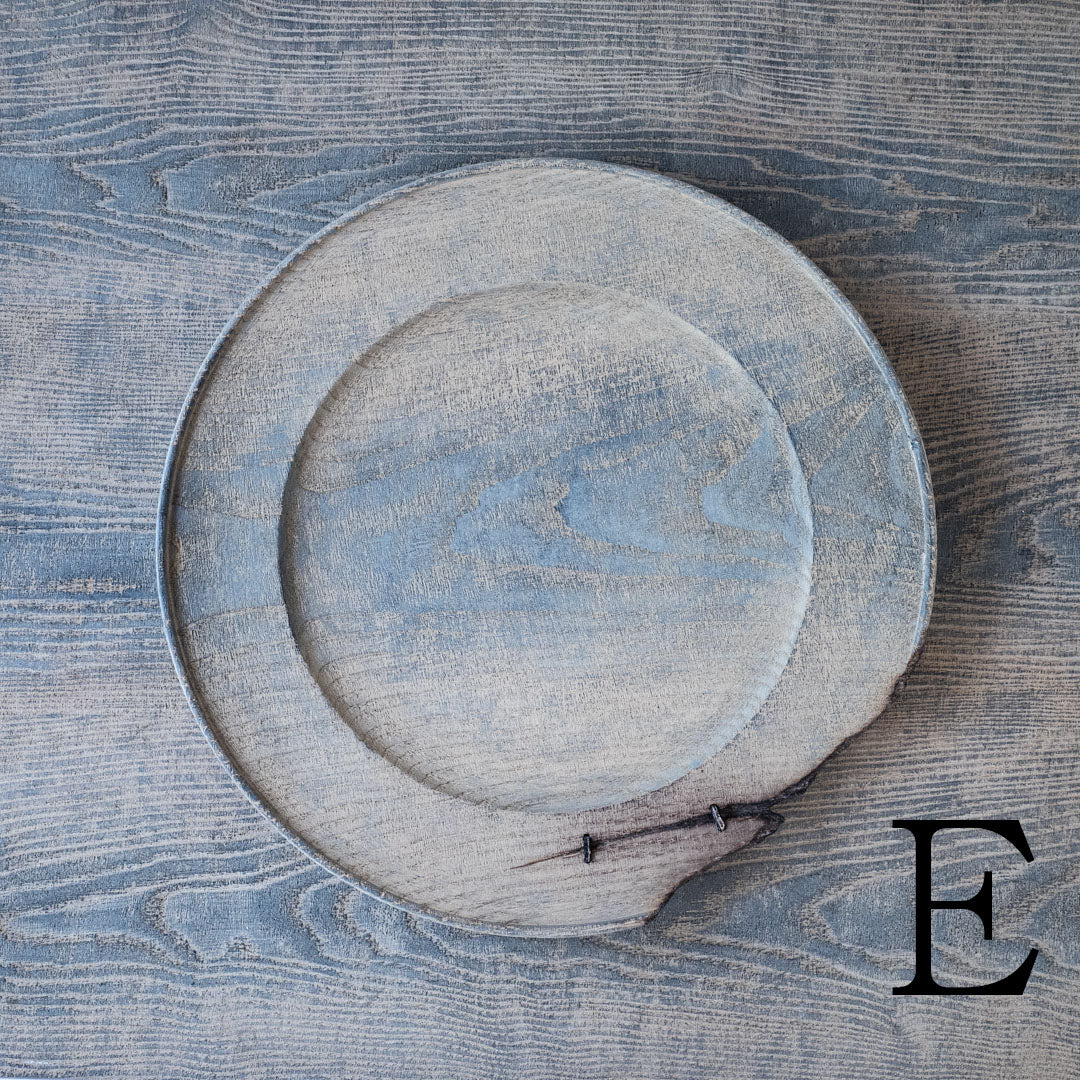 ●25-SD5リム皿 銀鎹 280 鼠