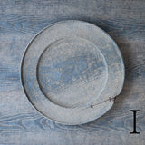 ●25-SD5リム皿 銀鎹 280 鼠