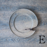 ●25-SD4リム皿 銀鎹 240 鼠