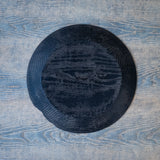 ●25-SD11丸皿 銀鎹 280 黒