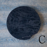 ●25-SD11丸皿 銀鎹 280 黒