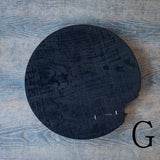 ●25-SD11丸皿 銀鎹 280 黒