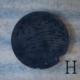 ●25-SD11丸皿 銀鎹 280 黒