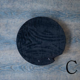 ●25-SD10丸皿 銀鎹 240 黒