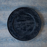 ●25-SD7リム皿 銀鎹 280 黒