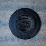 ●25-SD7リム皿 銀鎹 280 黒