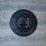 ●25-SD6リム皿 銀鎹 240 黒