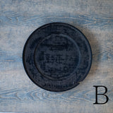 ●25-SD6リム皿 銀鎹 240 黒