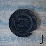 ●25-SD6リム皿 銀鎹 240 黒