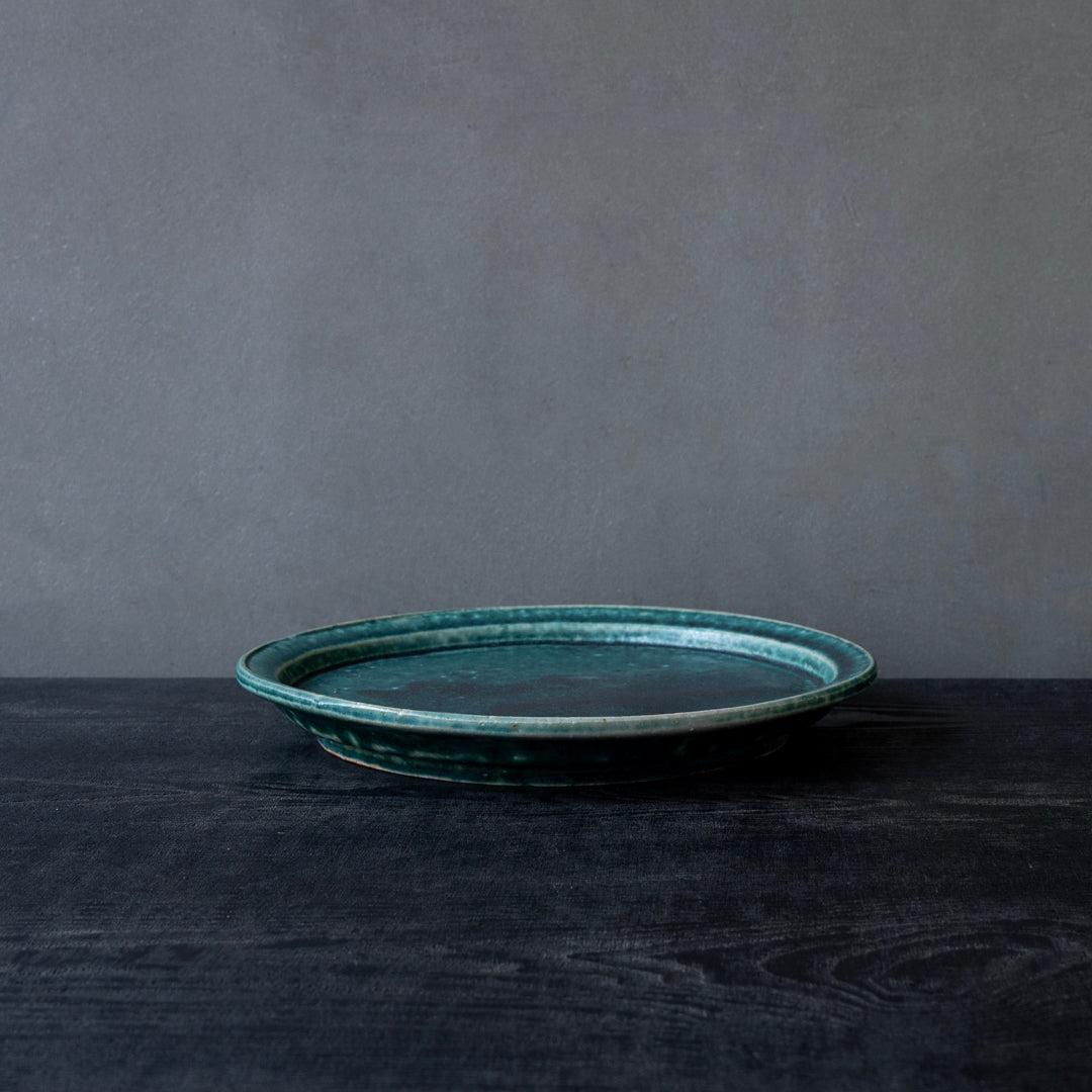 Michikazu Sakai Oribe Round Plate
