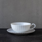 ●25-YM-37 White Porcelain Tea Cup